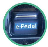 photo of the e-Pedal switch